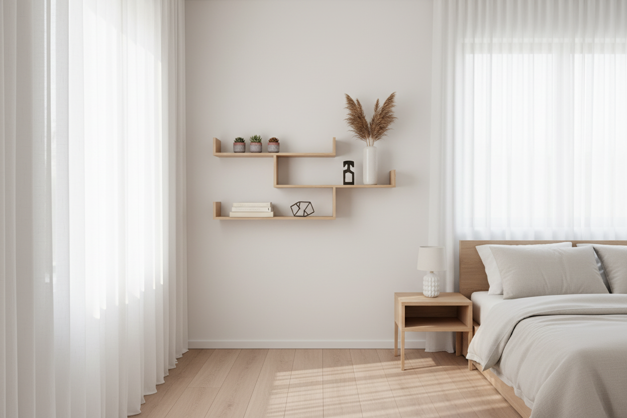oak wall shelves australia modern bedroom