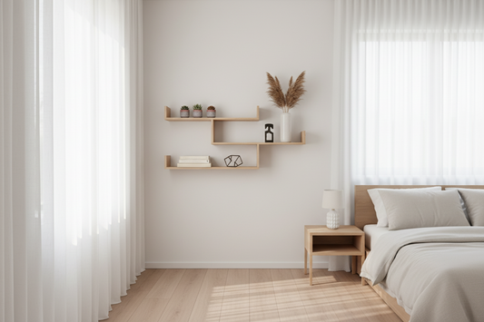 oak wall shelves australia modern bedroom