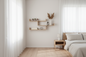 oak wall shelves australia modern bedroom
